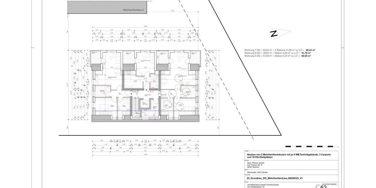 Etagenwohnung Brake - 2 Zimmer, 41 m&sup2;, 141.000&euro; | Angebot:26026587