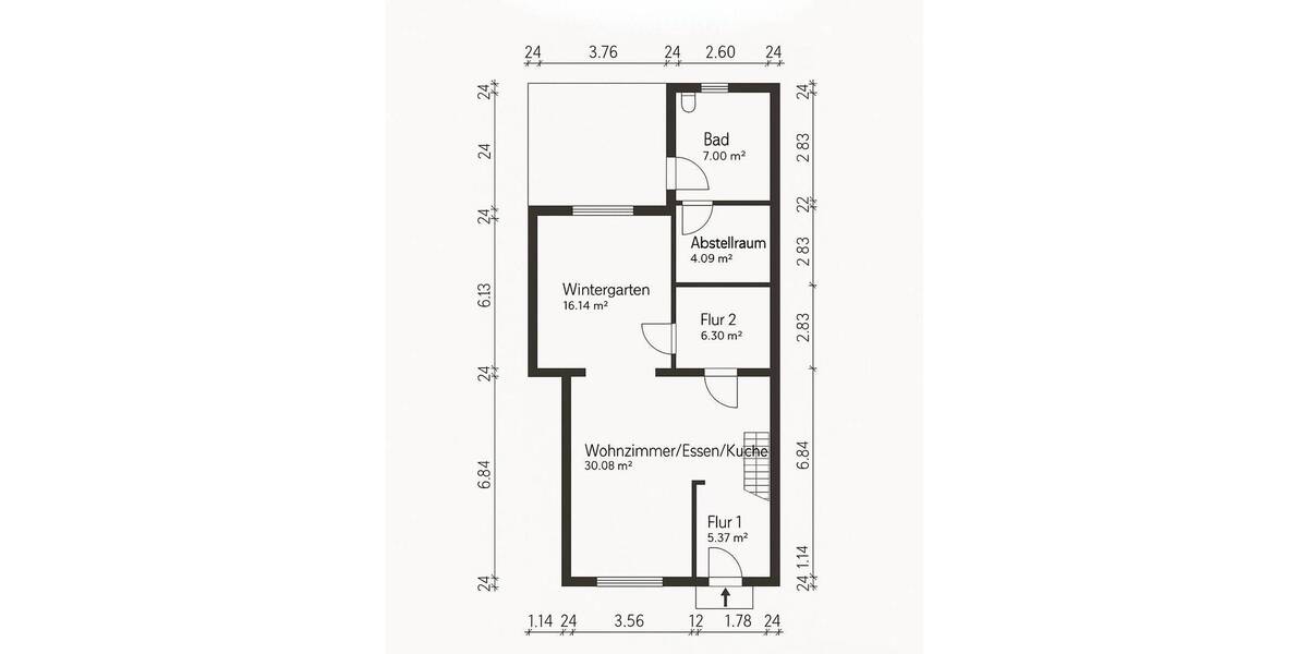 Doppelhaushälfte Brake - 3 Zimmer, 95 m&sup2;, 145.000&euro; | Angebot:26863010