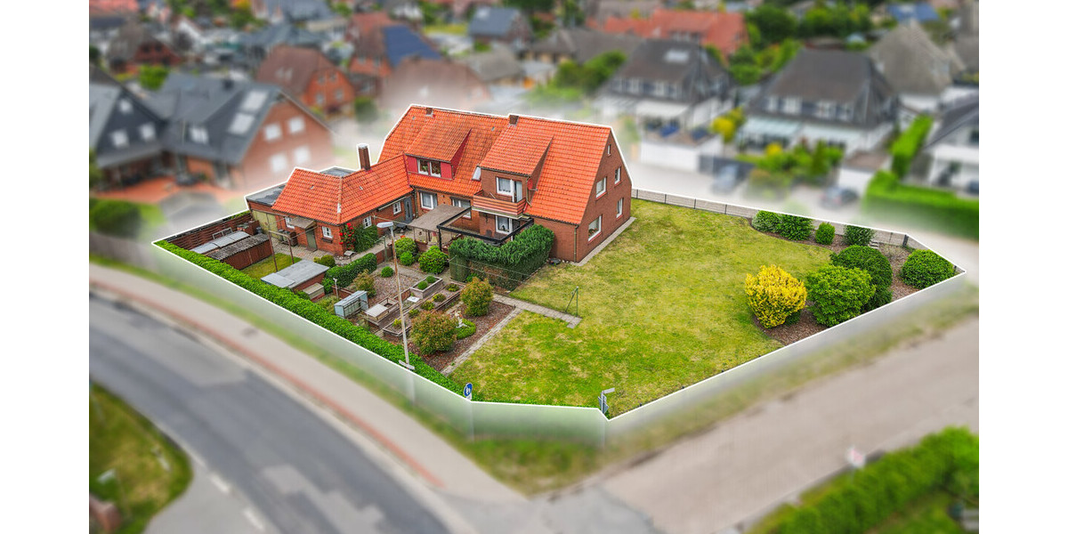 Ganderkesee-Heide Großzügiges Eckgrundstück mit Altbestand in begehrter Wohnlage - Grundstück Ganderkesee / Heide Heide | Angebot:26944147