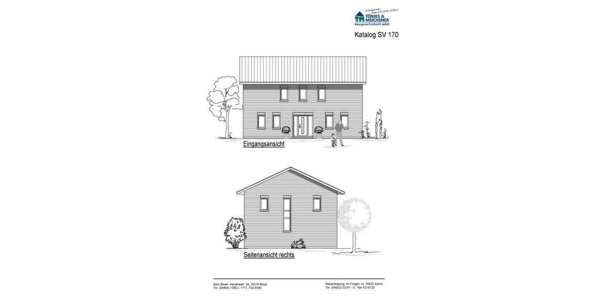 Einfamilienhaus Oldenburg Alexandersfeld - 5.5 Zimmer, 167 m&sup2;, 357.600&euro; | Angebot:8801324