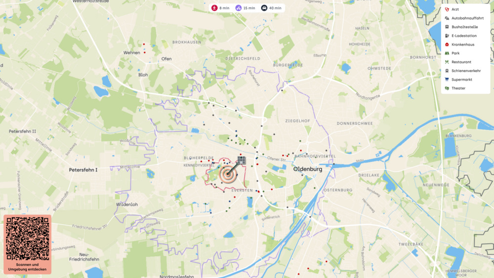 VORSCHAU | Behagliche Neubau-Wohnung [2] in Oldenburg Eversten zum 01.02.2006 3 zimmer