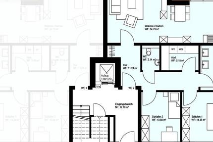 Wohnung Garrel - 3 Zimmer, 91 m&sup2;, 899&euro; | Angebot:25299230