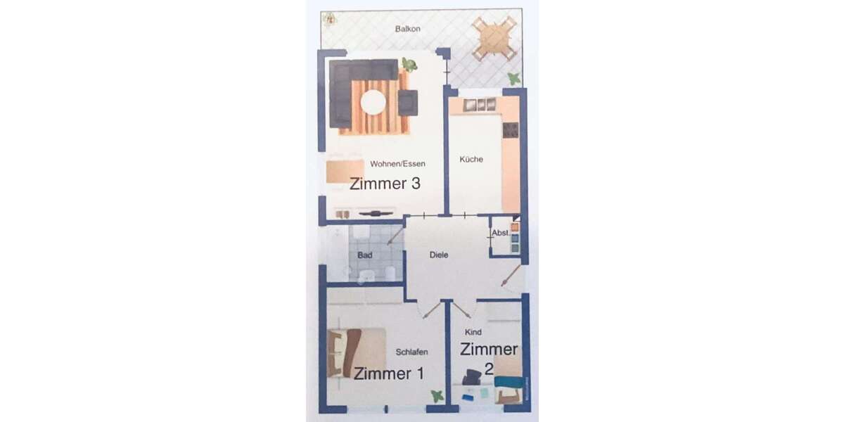 Wohnung zum Mieten in Oldenburg 410 € 9 m² 1 zimmer