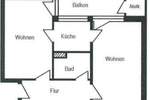 Etagenwohnung Oldenburg Wechloy - 2 Zimmer, 43 m&sup2;, 149.000&euro; | Angebot:25688721
