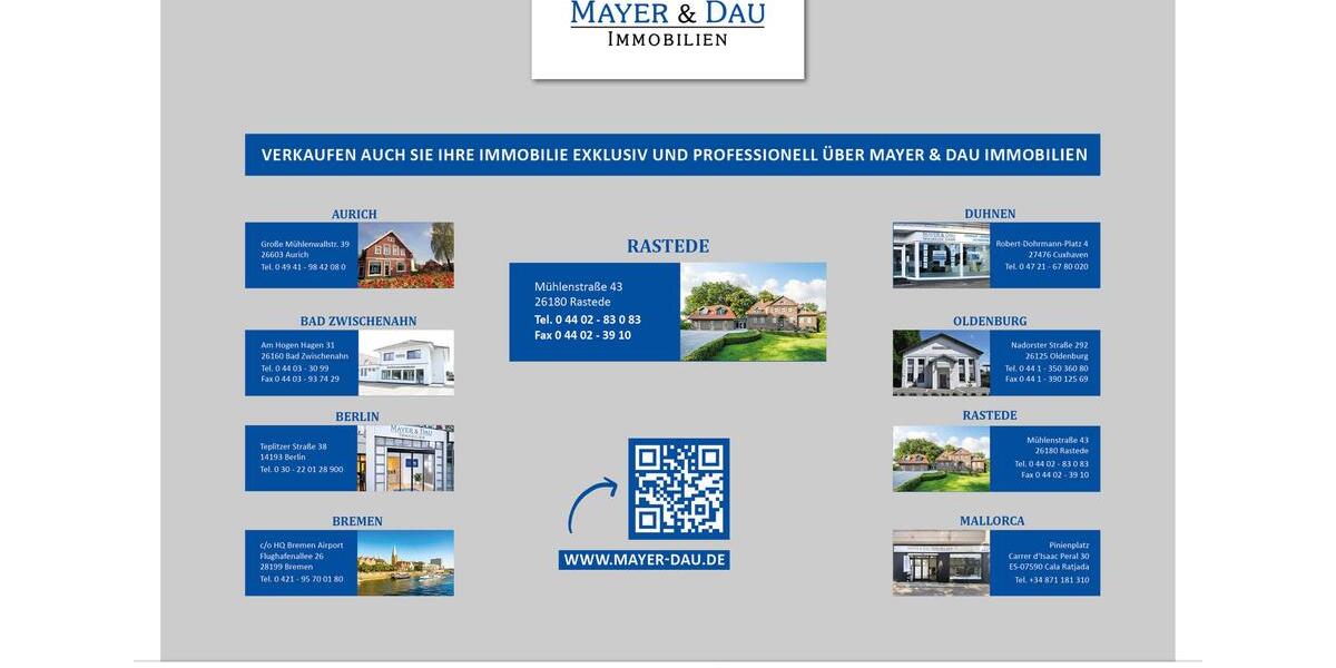 Maisonettenwohnung Rastede - 3 Zimmer, 88 m&sup2;, 880&euro; | Angebot:26301053