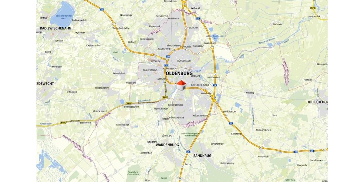 Erdgeschoßwohnung Oldenburg Kreyenbrück - 4 Zimmer, 123 m&sup2;, 1.400&euro; | Angebot:26662376