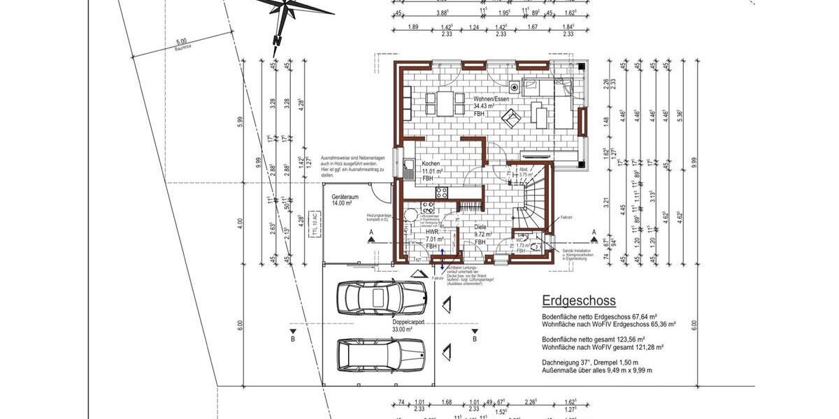 Einfamilienhaus Westerstede - 4 Zimmer, 124 m&sup2;, 395.000&euro; | Angebot:26270850