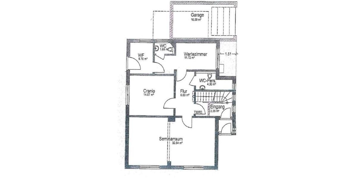 Praxisgebäude mit ELW in Rastede-Wahnbek zu vermieten (Obj.-Nr.: 6577) zimmer