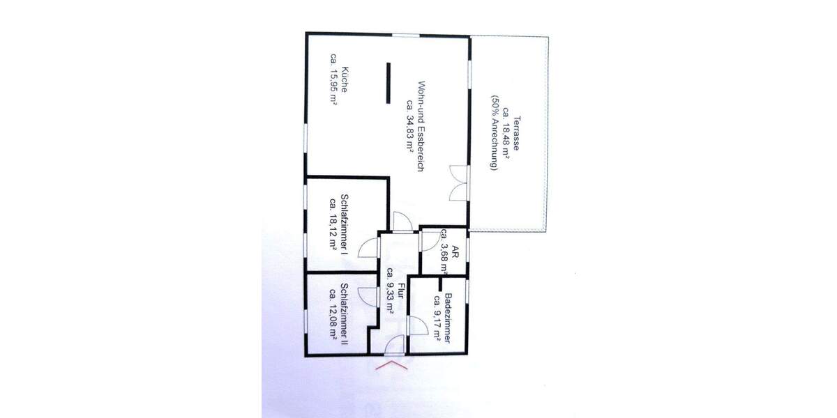 Etagenwohnung Bad Zwischenahn Bad Zwischenahn I - 3 Zimmer, 112 m&sup2;, 1.400&euro; | Angebot:25051132