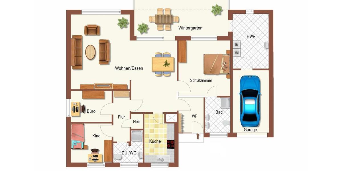 Charmanter Bungalow in Ofen mit Wintergarten, Garten und Garage – ideal zum Wohlfühlen! zimmer