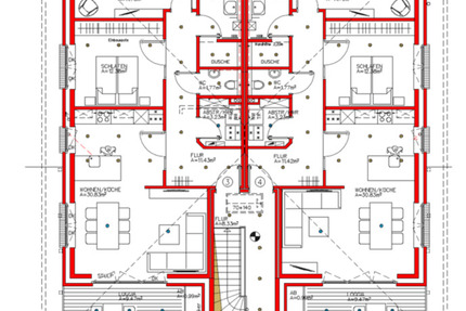 3-Zimmer-Wohnung in Bösel, EG bzw. OG-Wohnung Ortsmitte 3 zimmer