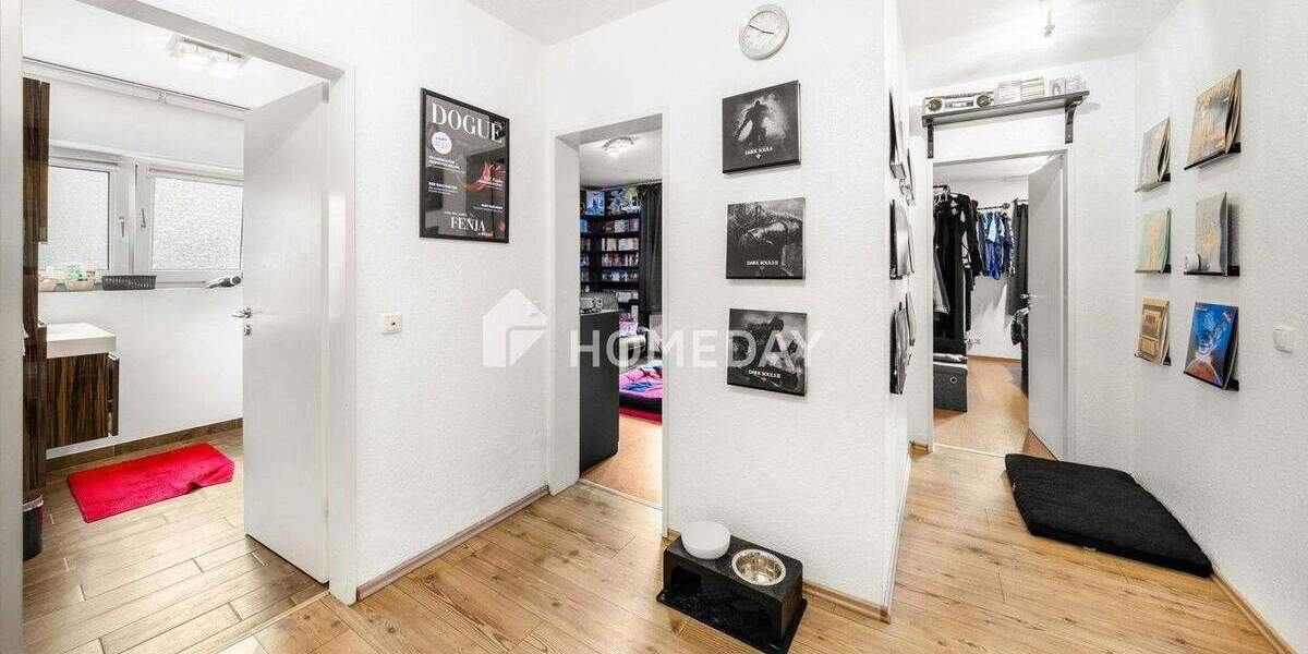 Etagenwohnung Oldenburg Kreyenbrück - 3 Zimmer, 75 m&sup2;, 229.000&euro; | Angebot:25846118