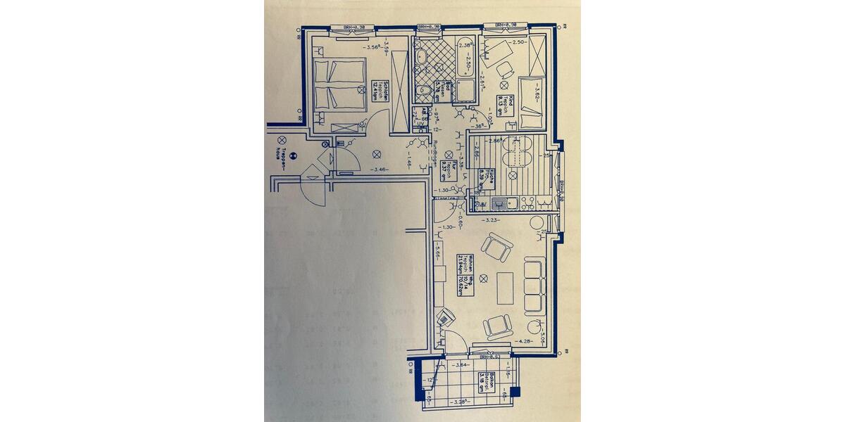 Erdgeschoßwohnung Oldenburg Bürgeresch - 3 Zimmer, 70 m&sup2;, 650&euro; | Angebot:25960972