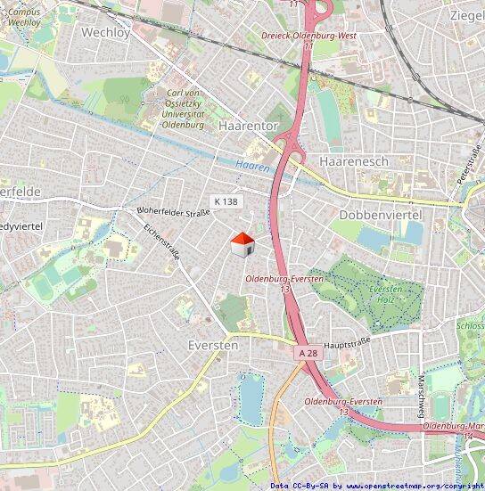 Etagenwohnung Oldenburg Eversten - 3 Zimmer, 136 m&sup2;, 420.000&euro; | Angebot:26891660