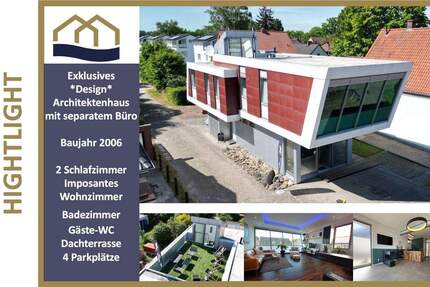 Einzigartiges Architektenhaus in zentraler Lage- Wohnen und Arbeiten für alle, die es exklusiv mögen 4 zimmer