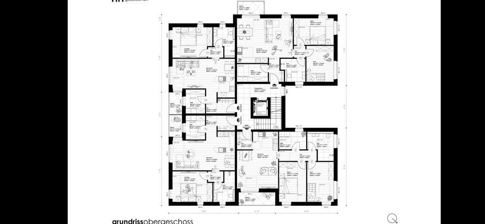 Etagenwohnung Oldenburg Drielaker-Moor - 2 Zimmer, 54 m&sup2;, 279.000&euro; | Angebot:26795668