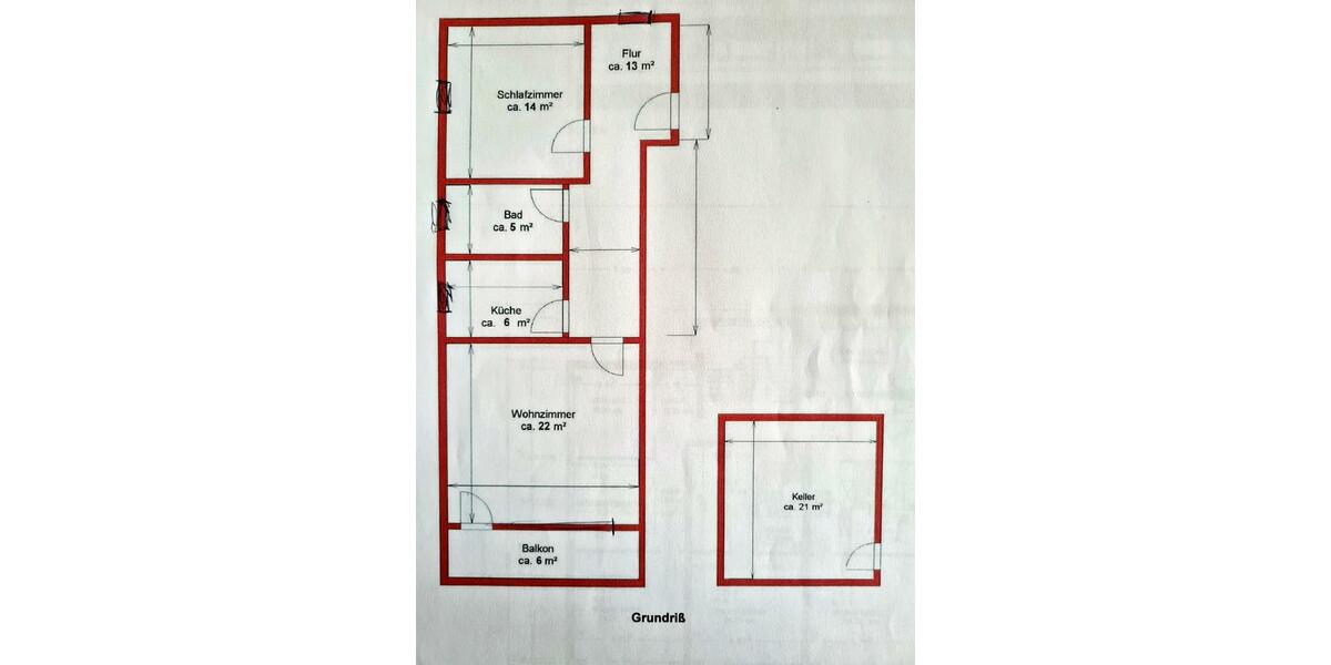 Hochparterre Elsfleth - 2 Zimmer, 64 m&sup2;, 139.000&euro; | Angebot:25480276