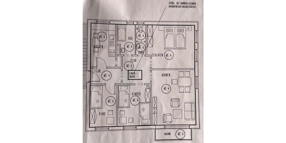 Etagenwohnung Brake (Unterweser) - 4 Zimmer, 80 m&sup2;, 165.000&euro; | Angebot:26289317