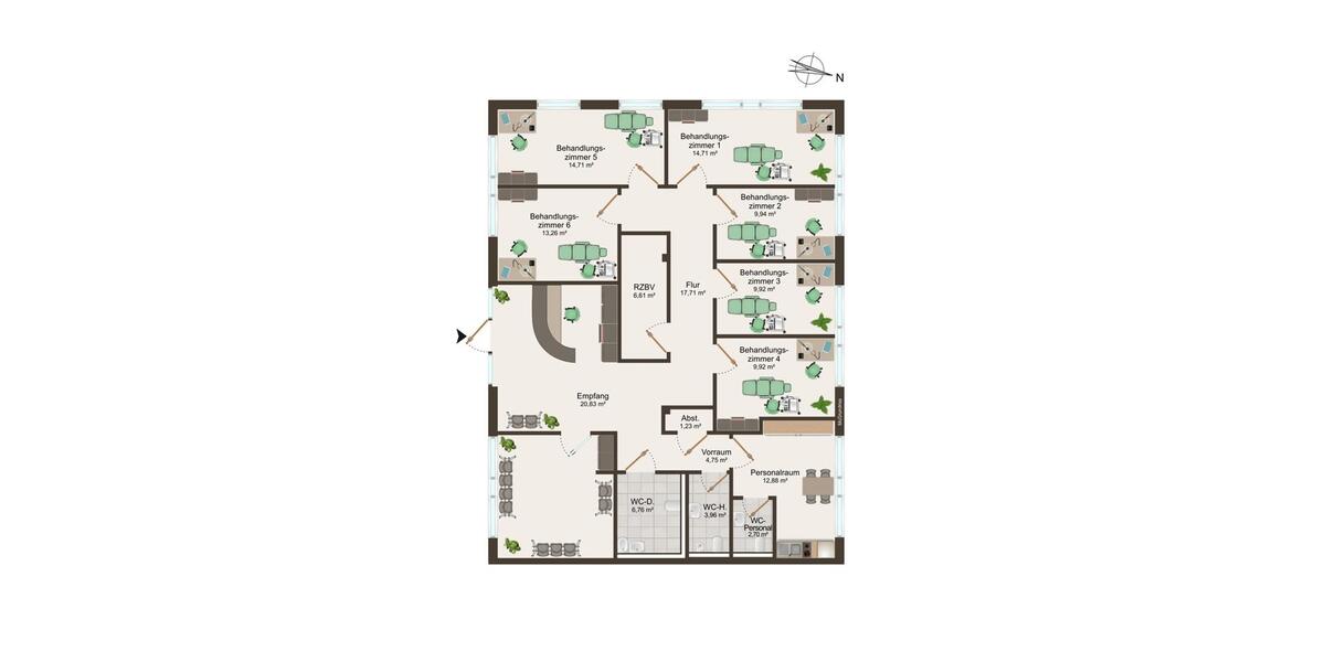 Gewerbeobjekt Oldenburg Eversten - 2.736&euro; | Angebot:26342941