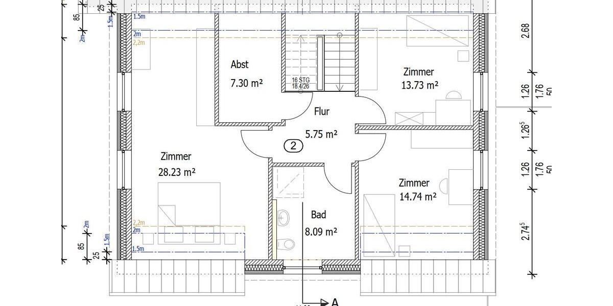 Doppelhaushälfte Rastede - 6 Zimmer, 168 m&sup2;, 1.950&euro; | Angebot:26255438