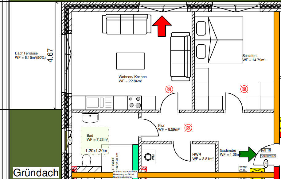 Etagenwohnung Bad Zwischenahn Bad Zwischenahn I - 2 Zimmer, 65 m&sup2;, 340.000&euro; | Angebot:26289979