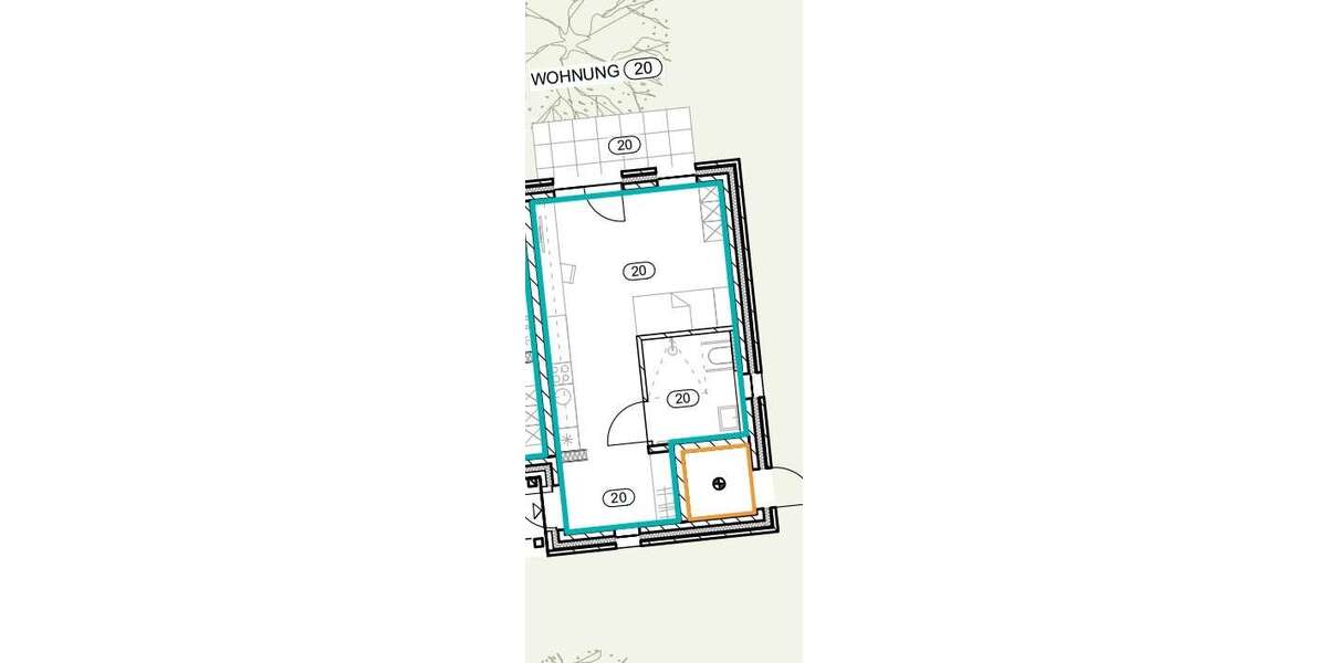 Etagenwohnung Oldenburg Rauhehorst - 1 Zimmer, 39 m&sup2;, 545&euro; | Angebot:27092010
