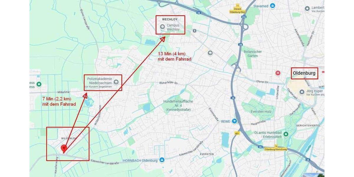 Etagenwohnung Edewecht - Wildenloh Wildenloh - 3 Zimmer, 58 m&sup2;, 812&euro; | Angebot:26804272