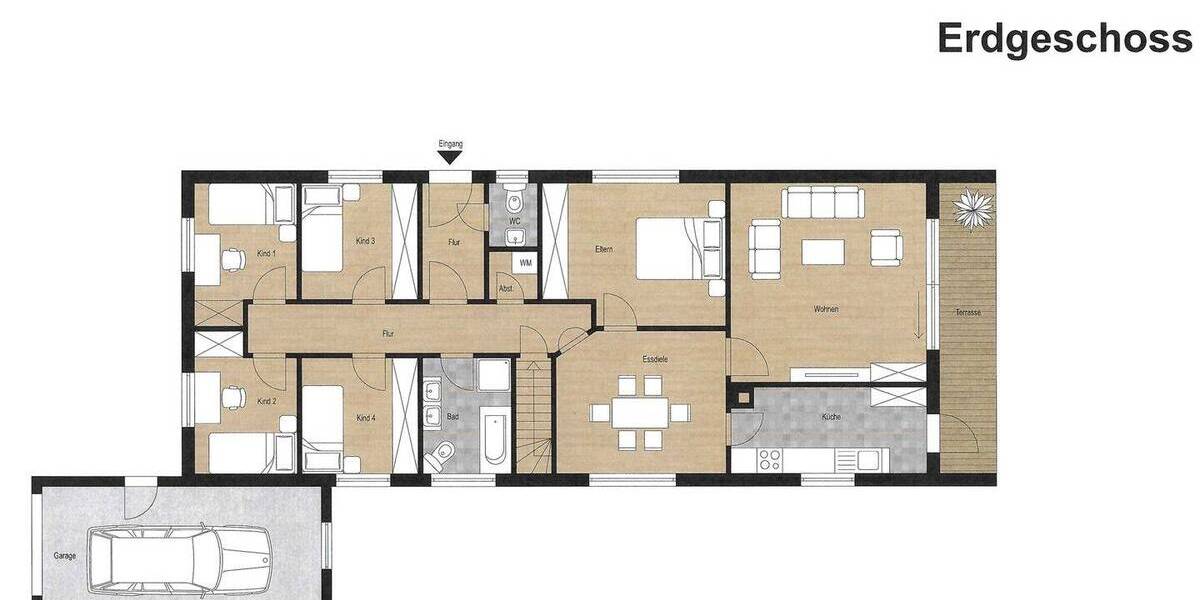 Einfamilienhaus Oldenburg Bürgerfelde - 6 Zimmer, 109 m&sup2;, 369.500&euro; | Angebot:26377498