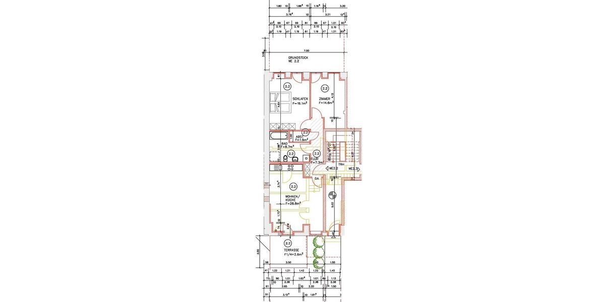 Erdgeschoßwohnung Oldenburg Bürgeresch - 3 Zimmer, 83 m&sup2;, 330.000&euro; | Angebot:26748015