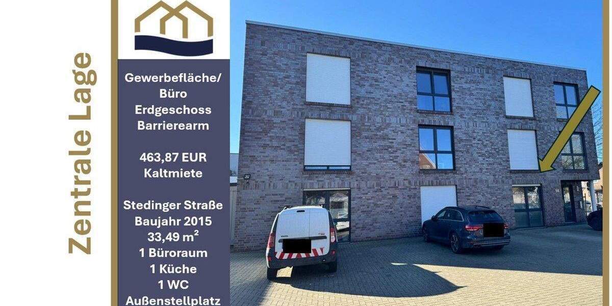 Gewerbeobjekt Oldenburg / Osternburg Osternburg - 1 Zimmer, 33 m&sup2;, 129.000&euro; | Angebot:24747987
