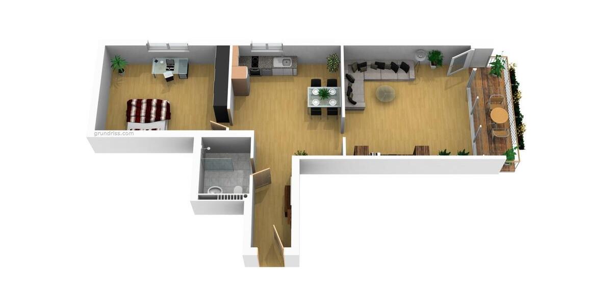 Etagenwohnung Oldenburg Bürgeresch - 3 Zimmer, 63 m&sup2;, 925&euro; | Angebot:25806680