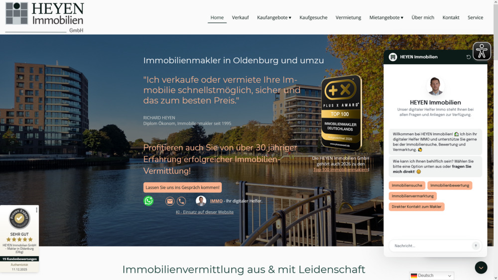 Charmante 2-Zimmer-Wohnung mit Balkon in Oldenburg Bürgerfelde 2 zimmer