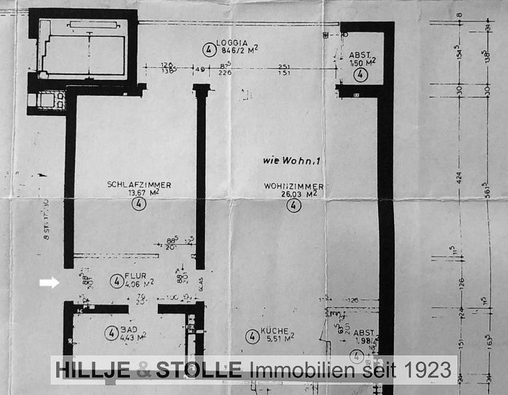 Citynahe 2 ZKB Wohnung mit Balkon in unmittelbarer Nähe zum Hafen! 2 zimmer