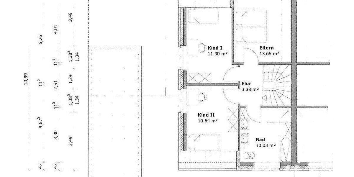 Doppelhaushälfte Bad Zwischenahn Ohrwege - 4 Zimmer, 109 m&sup2;, 1.350&euro; | Angebot:26840523