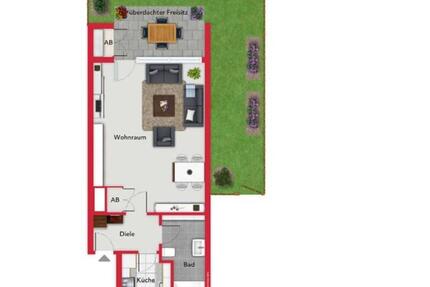 Wohnung Oldenburg Ziegelhof - 1 Zimmer, 43 m&sup2;, 849&euro; | Angebot:25131492