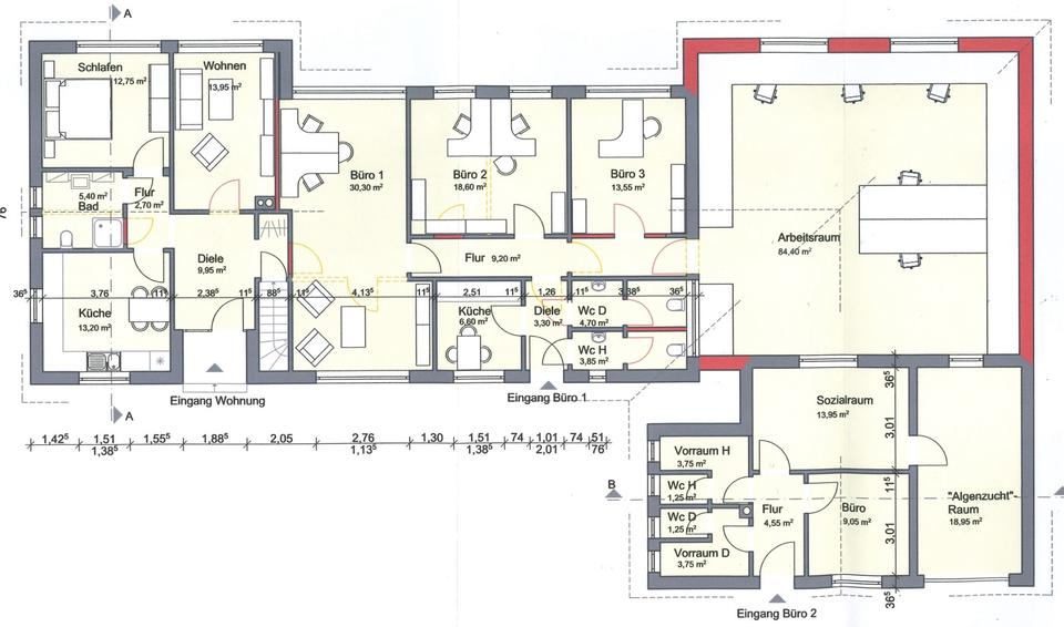 Bürofläche, Büroraum, Büro in Regente Ahlhorn zimmer