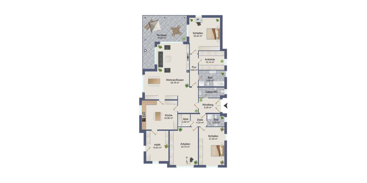 Einfamilienhaus Wardenburg Wardenburg II-Ost - 8 Zimmer, 281 m&sup2;, 789.000&euro; | Angebot:26868694
