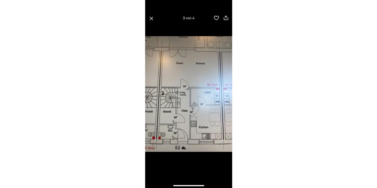 Reihenhaus Bösel - 4 Zimmer, 108 m&sup2;, 1.250&euro; | Angebot:26040595