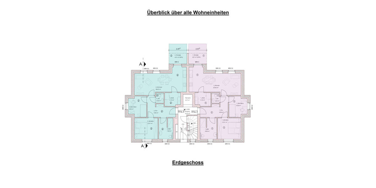 Etagenwohnung Bad Zwischenahn Bad Zwischenahn II - 3 Zimmer, 69 m&sup2;, 334.000&euro; | Angebot:26686435