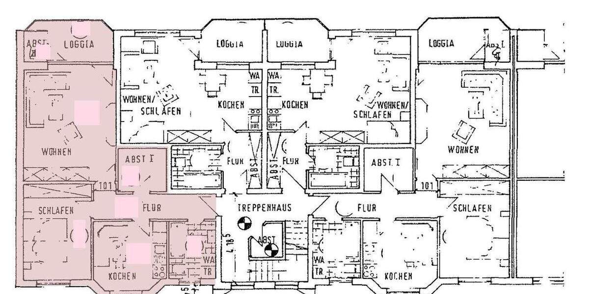 Etagenwohnung Oldenburg Alexandersfeld - 2 Zimmer, 64 m&sup2;, 169.000&euro; | Angebot:26017655