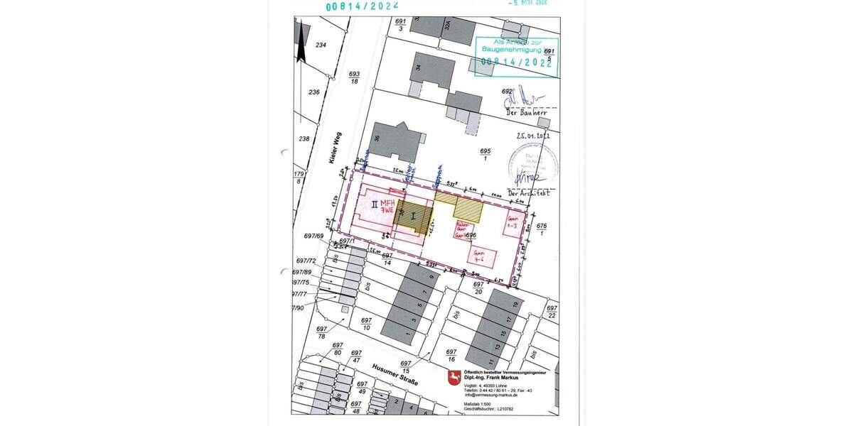 Etagenwohnung Delmenhorst Iprump/Stickgras - 2 Zimmer, 60 m&sup2;, 256.500&euro; | Angebot:25697177