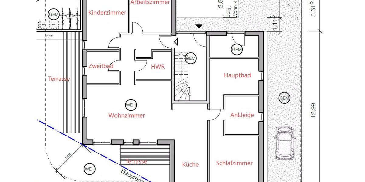 Erdgeschoßwohnung Oldenburg Bürgeresch - 4 Zimmer, 155 m&sup2;, 1.950&euro; | Angebot:26594425