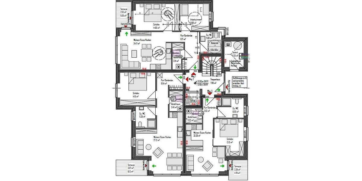 Komfortable Wohnung in guter Lage von Westerstede 3 zimmer