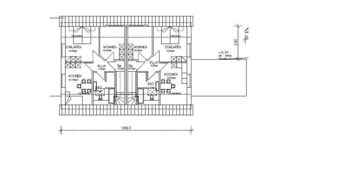 Doppelhaushälfte Hatten / Sandkrug Streekermoor I - 5 Zimmer, 109 m&sup2;, 1.500&euro; | Angebot:26886414