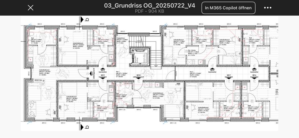 Etagenwohnung Oldenburg Drielaker-Moor - 1 Zimmer, 24 m&sup2;, 144.000&euro; | Angebot:26788424