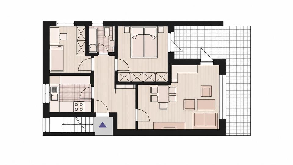 Erdgeschoßwohnung Ganderkesee - 3 Zimmer, 68 m&sup2;, 184.900&euro; | Angebot:27301059