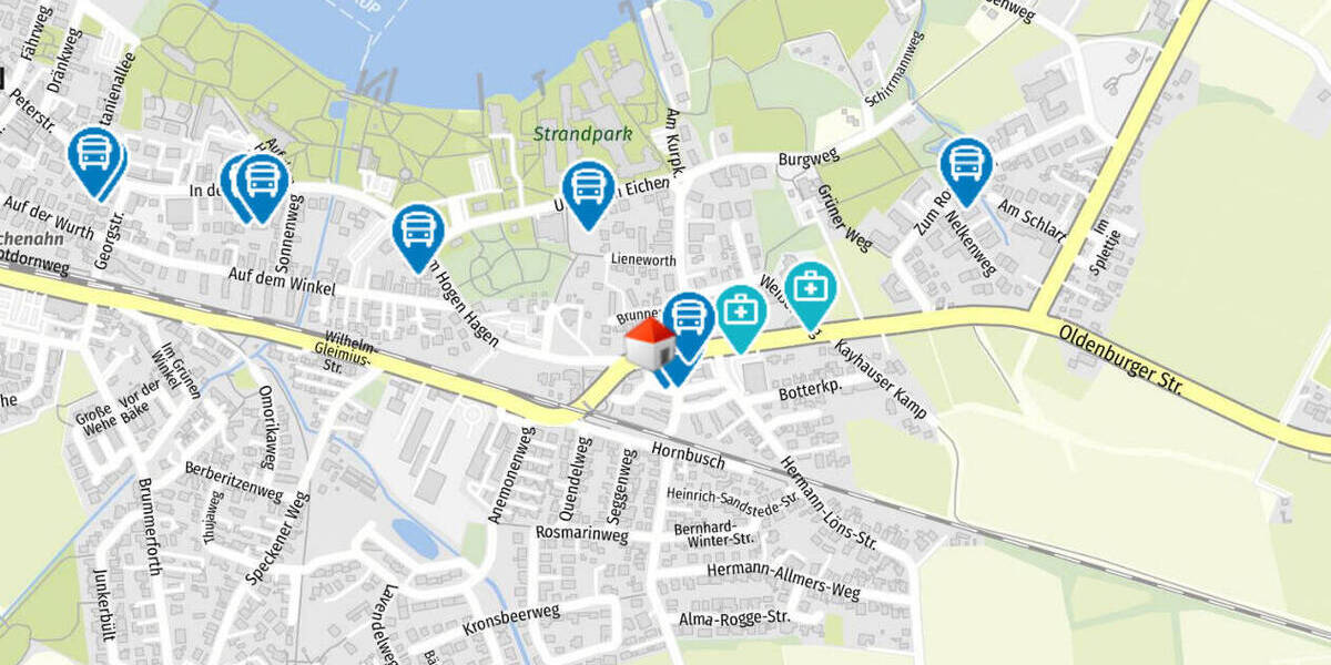 Etagenwohnung Bad Zwischenahn Bad Zwischenahn I - 3 Zimmer, 79 m&sup2;, 1.050&euro; | Angebot:26204478