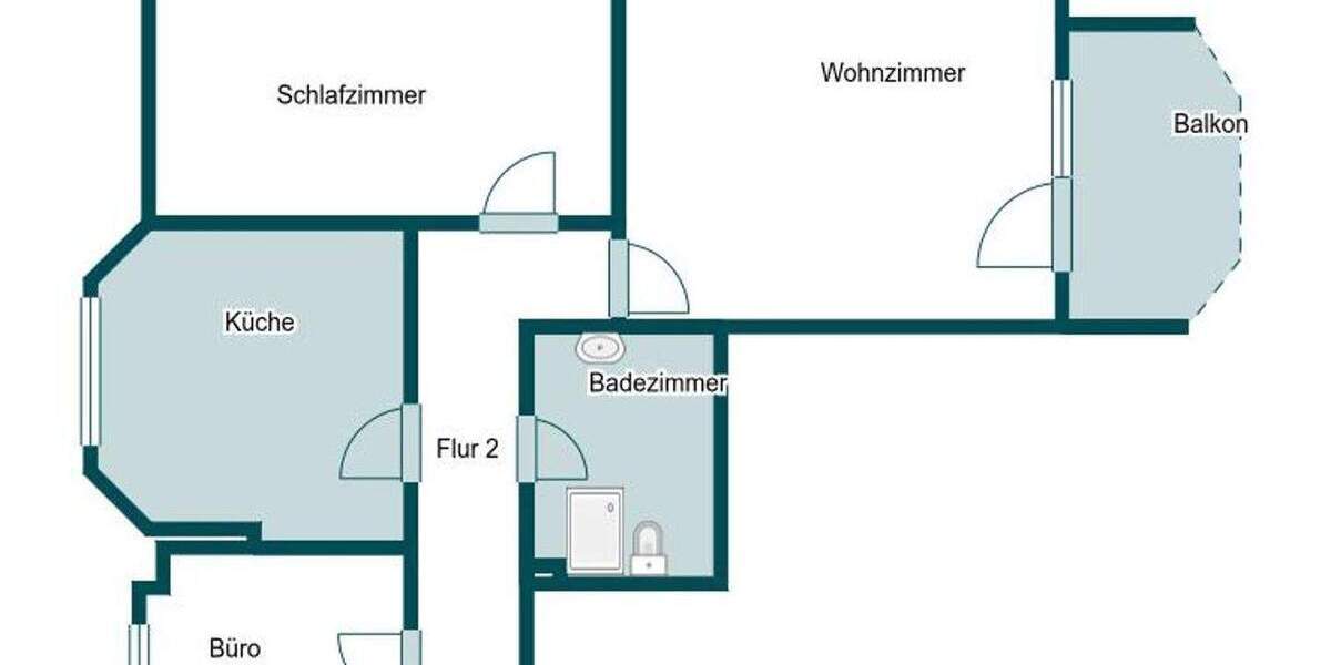 Etagenwohnung Oldenburg Alexandersfeld - 3 Zimmer, 62 m&sup2;, 175.000&euro; | Angebot:24779282