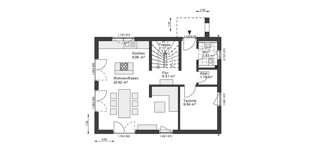 Einfamilienhaus Oldenburg Ziegelhof - 3 Zimmer, 120 m&sup2;, 1.950&euro; | Angebot:26663733