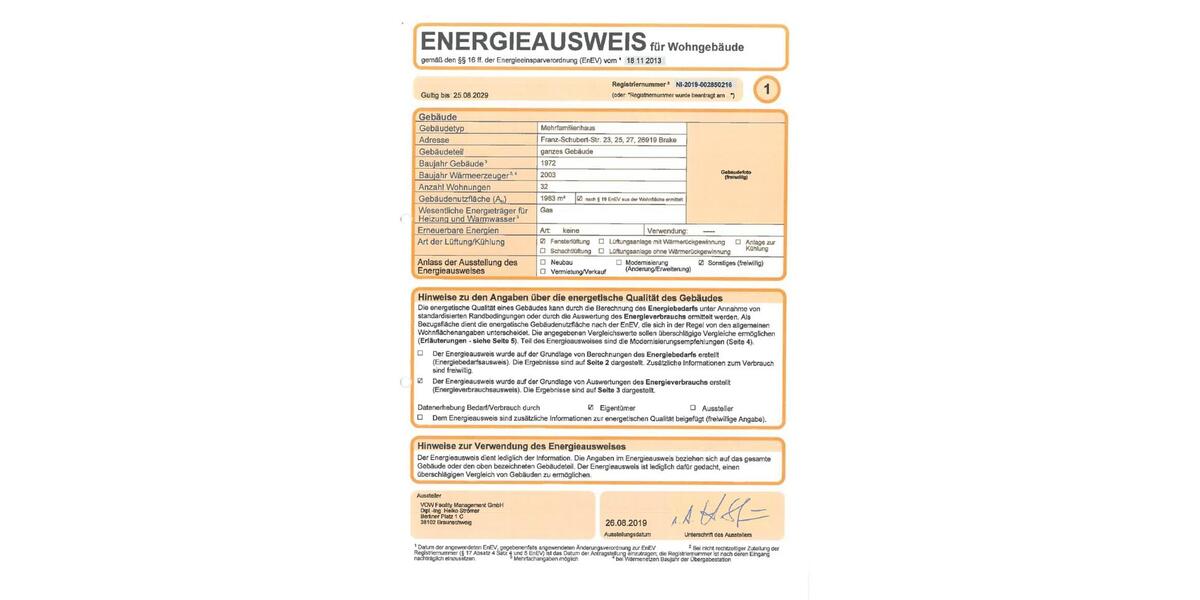 Etagenwohnung Brake (Unterweser) - 2 Zimmer, 51 m&sup2;, 70.500&euro; | Angebot:25523557
